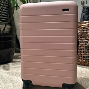 AWAY Blush Pink Bigger Carry On Suitcase